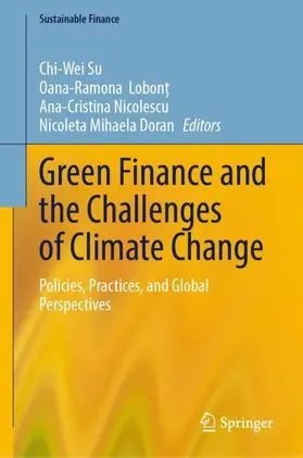 Su / Lobon? / Nicolescu |  Green Finance and the Challenges of Climate Change | Buch |  Sack Fachmedien