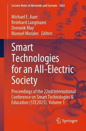Auer / Langmann / May |  Smart Technologies for an All-Electric Society | Buch |  Sack Fachmedien