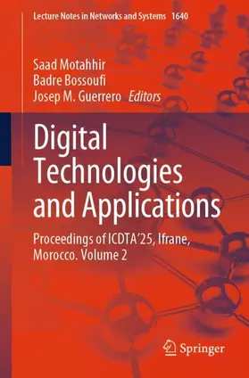 Motahhir / Bossoufi / Guerrero |  Digital Technologies and Applications | Buch |  Sack Fachmedien