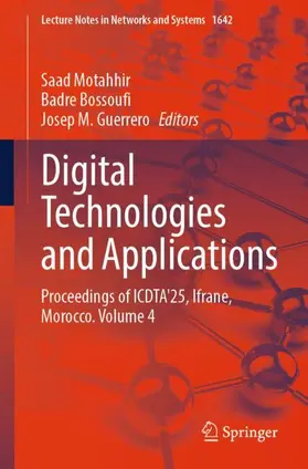 Motahhir / Bossoufi / Guerrero |  Digital Technologies and Applications | Buch |  Sack Fachmedien
