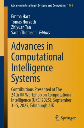 Hart / Horvath / Tan |  Advances in Computational Intelligence Systems | Buch |  Sack Fachmedien