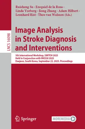 Su / de la Rosa / Vorberg |  Image Analysis in Stroke Diagnosis and Interventions | eBook | Sack Fachmedien