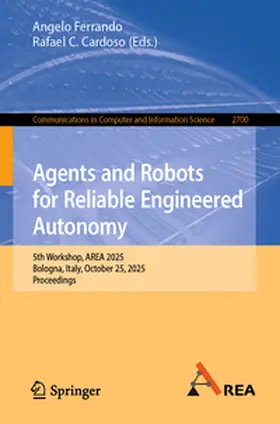 Ferrando / Cardoso | Agents and Robots for reliable Engineered Autonomy | E-Book | www2.sack.de