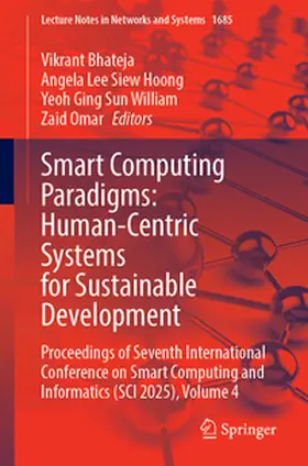 Bhateja / Hoong / William |  Smart Computing Paradigms: Human-Centric Systems for Sustainable Development | eBook | Sack Fachmedien