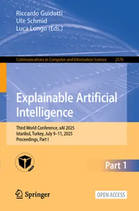 Guidotti / Schmid / Longo |  Explainable Artificial Intelligence | Buch |  Sack Fachmedien