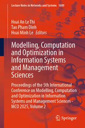 Le Thi / Pham Dinh / Le | Modelling, Computation and Optimization in Information Systems and Management Sciences | E-Book | www2.sack.de