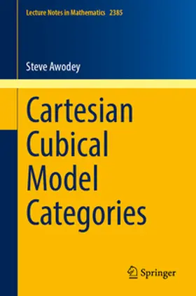 Awodey |  Cartesian Cubical Model Categories | eBook | Sack Fachmedien