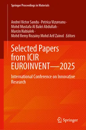 Sandu / Vizureanu / Abdullah |  Selected Papers from ICIR EUROINVENT—2025 | eBook | Sack Fachmedien
