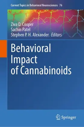 Cooper / Patel / Alexander |  Behavioral Impact of Cannabinoids | Buch |  Sack Fachmedien