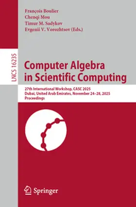 Boulier / Mou / Sadykov | Computer Algebra in Scientific Computing | E-Book | www2.sack.de