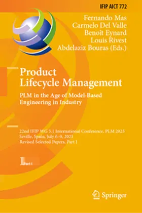 Mas / Del Valle / Eynard | Product Lifecycle Management. PLM in the Age of Model-Based Engineering in Industry | E-Book | sack.de