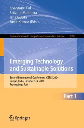 Pal / Malhotra / Gupta |  Emerging Technology and Sustainable Solutions | Buch |  Sack Fachmedien