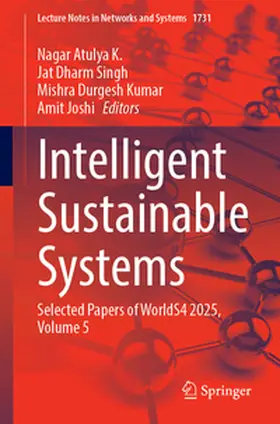 Atulya K. / Dharm Singh / Durgesh Kumar |  Intelligent Sustainable Systems | eBook | Sack Fachmedien