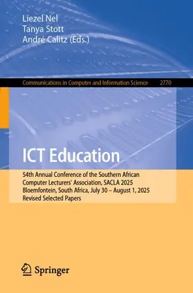 Nel / Stott / Calitz |  ICT Education | Buch |  Sack Fachmedien