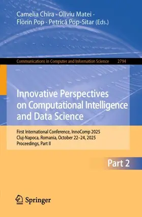 Chira / Matei / Pop | Innovative Perspectives on Computational Intelligence and Data Science | Buch | 978-3-032-12480-7 | www2.sack.de
