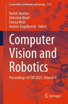 Sharma / Bhatt / Modi |  Computer Vision and Robotics | Buch |  Sack Fachmedien