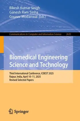 Singh / Sinha / Modanwal |  Biomedical Engineering Science and Technology | Buch |  Sack Fachmedien