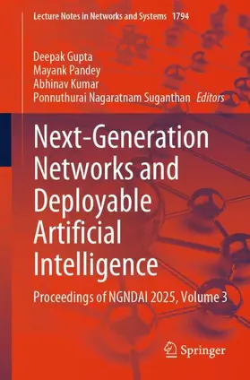 Gupta / Pandey / Kumar |  Next-Generation Networks and Deployable Artificial Intelligence | Buch |  Sack Fachmedien