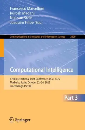 Marcelloni / Madani / van Stein |  Computational Intelligence | Buch |  Sack Fachmedien