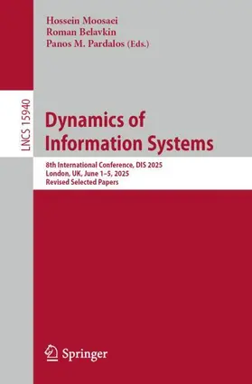 Moosaei / Belavkin / Pardalos |  Dynamics of Information Systems | Buch |  Sack Fachmedien