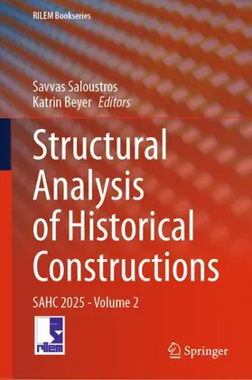 Saloustros / Beyer |  Structural Analysis of Historical Constructions | Buch |  Sack Fachmedien