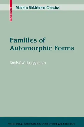 Bruggeman |  Families of Automorphic Forms | eBook | Sack Fachmedien