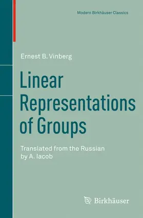Vinberg |  Linear Representations of Groups | Buch |  Sack Fachmedien