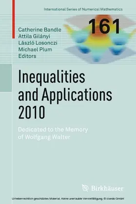 Bandle / Gilányi / Losonczi | Inequalities and Applications 2010 | E-Book | sack.de