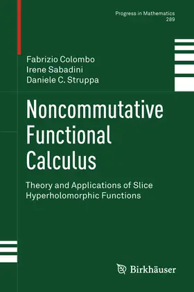 Politecnico Di Milano / Politecnico di Milano / Struppa |  Noncommutative Functional Calculus | Buch |  Sack Fachmedien