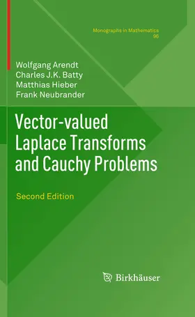 Arendt / Neubrander / Batty |  Vector-valued Laplace Transforms and Cauchy Problems | Buch |  Sack Fachmedien