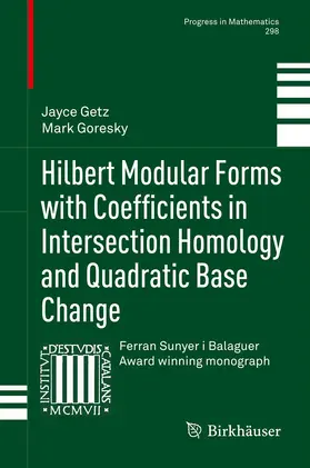 Getz / Goresky | Hilbert Modular Forms with Coefficients in Intersection Homology and Quadratic Base Change | E-Book | sack.de