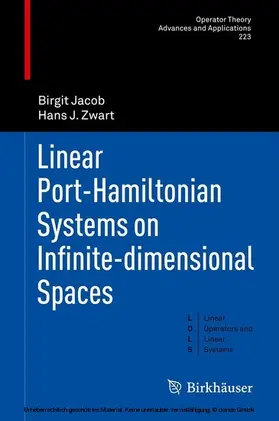 Jacob / Zwart |  Linear Port-Hamiltonian Systems on Infinite-dimensional Spaces | eBook | Sack Fachmedien