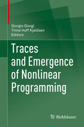 Giorgi / Kjeldsen | Traces and Emergence of Nonlinear Programming | E-Book | www2.sack.de