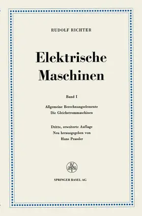 Richter |  Elektrische Maschinen | Buch |  Sack Fachmedien