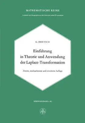 Doetsch |  Einführung in Theorie und Anwendung der Laplace-Transformation | eBook | Sack Fachmedien