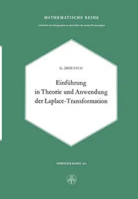 Doetsch |  Einführung in Theorie und Anwendung der Laplace-Transformation | eBook | Sack Fachmedien