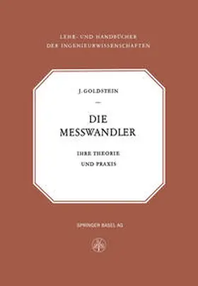 Goldstein |  Die Messwandler | eBook | Sack Fachmedien