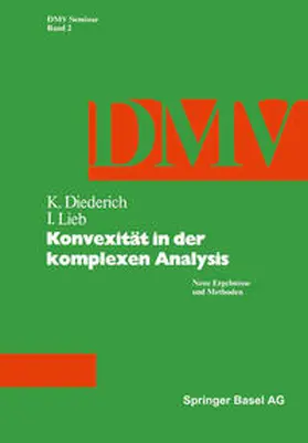 Diederich / Lieb | Konvexität in der Komplexen Analysis | E-Book | www2.sack.de