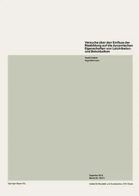 DIETERLE / BACHMANN |  Versuche über den Einfluss der Rissbildung auf die dynamischen Eigenschaften von Leichtbeton- und Betonbalken | eBook | Sack Fachmedien