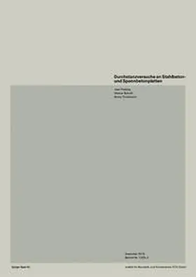 PRALONG / BRÄNDLI / THÜRLIMANN | Durchstanzversuche an Stahlbeton- und Spannbetonplatten | E-Book | sack.de