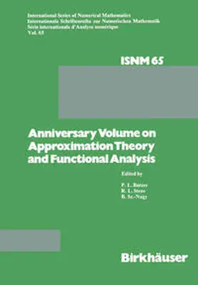 Butzer / Stens / Sz.-Nagy |  Anniversary Volume on Approximation Theory and Functional Analysis | eBook | Sack Fachmedien