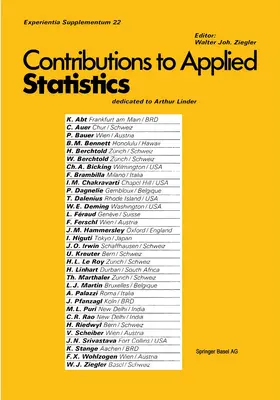 Ziegler |  Contribution to Applied Statistics | Buch |  Sack Fachmedien
