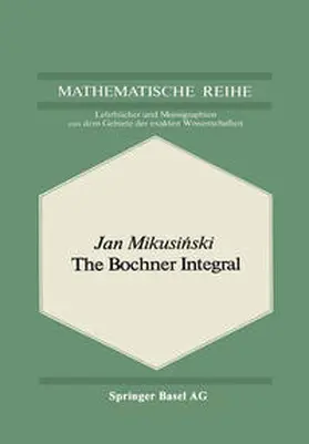 Mikusinski | The Bochner Integral | E-Book | sack.de