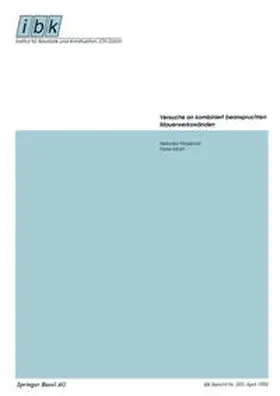 Mojsilovic / Marti |  Versuche an kombiniert beanspruchten Mauerwerkswänden | eBook | Sack Fachmedien