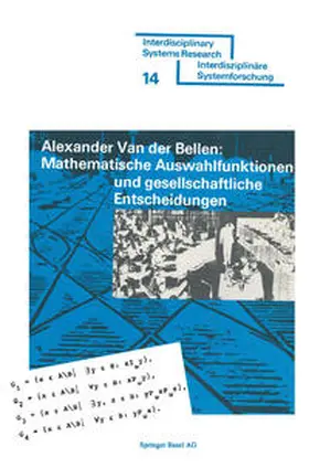 BELLEN |  Mathematische Auswahlfunktionen und gesellschaftliche Entscheidungen | eBook | Sack Fachmedien
