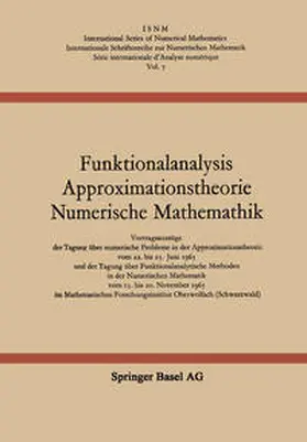 Collatz / Meinardus / Unger |  Funktionalanalysis Approximationstheorie Numerische Mathematik | eBook | Sack Fachmedien