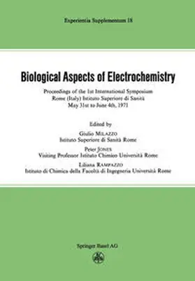 Milazzo / Jones / Rampazzo |  Biological Aspects of Electrochemistry | eBook | Sack Fachmedien