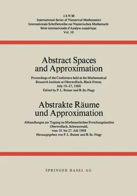 Butzer |  Abstract Spaces and Approximation / Abstrakte Räume und Approximation | Buch |  Sack Fachmedien