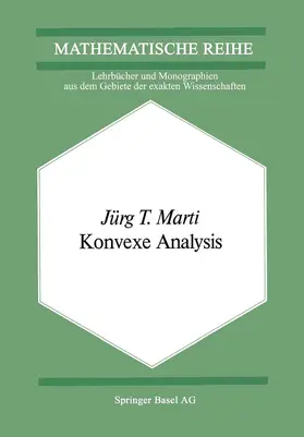 Marti | Konvexe Analysis | Buch | 978-3-0348-5911-0 | www2.sack.de