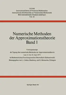 COLLATZ / MEINARDUS |  Numerische Methoden der Approximationstheorie | eBook | Sack Fachmedien